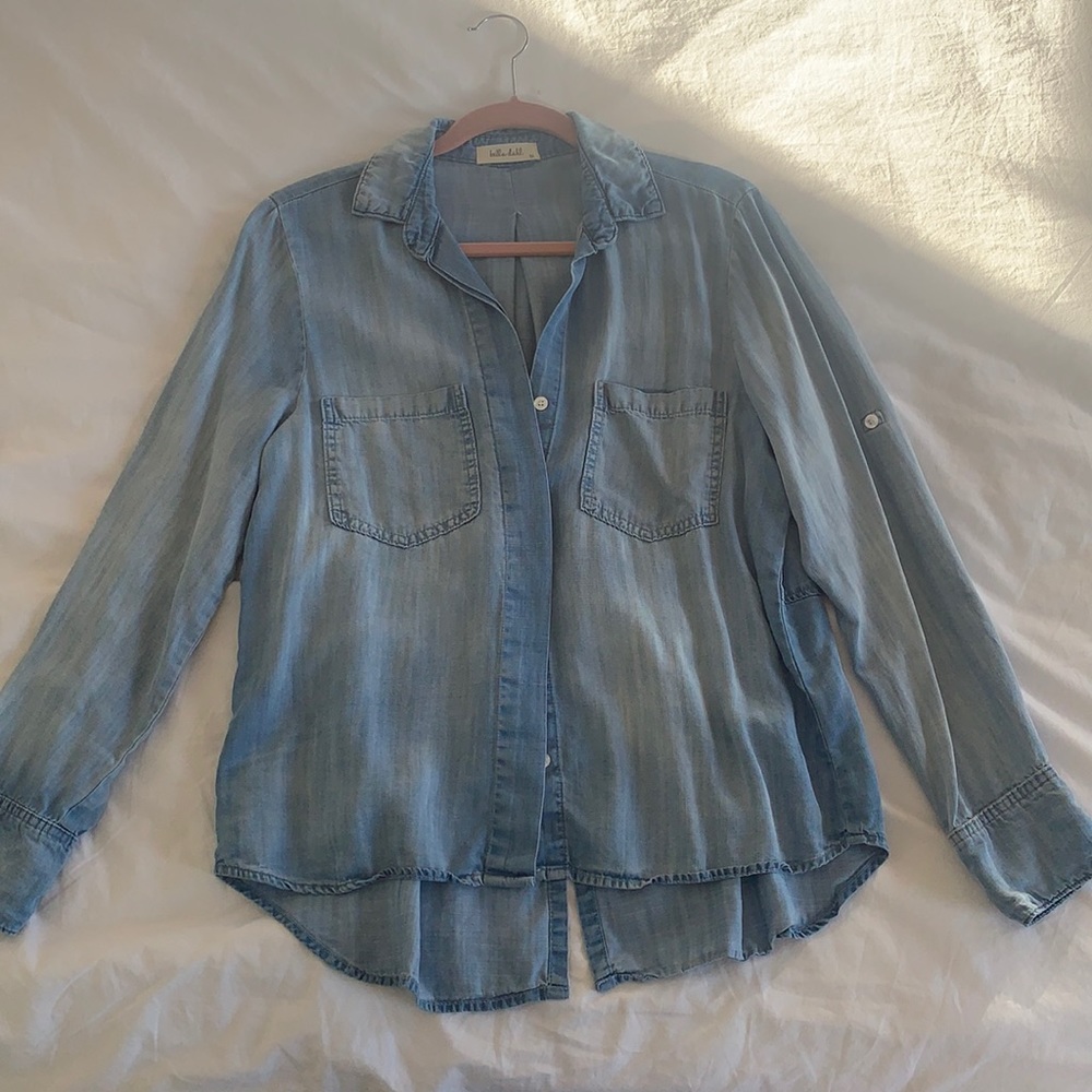 Bella Dahl chambray button down